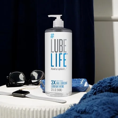 LubeLife 3X Water Based Anal Lube, 32 fl oz view 5