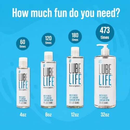 LubeLife 3X Water Based Anal Lube, 32 fl oz view 6