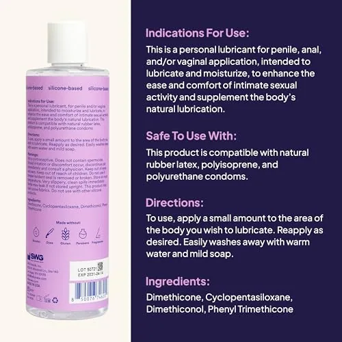 Hello Cake Silicone Lube, 12 oz view 2