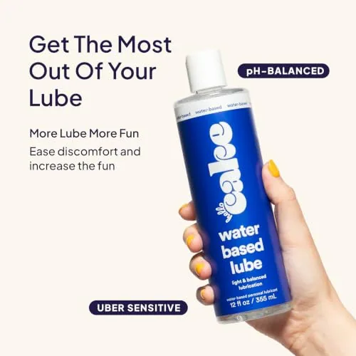 Hello Cake Water-Based Lube, 12 oz view 3