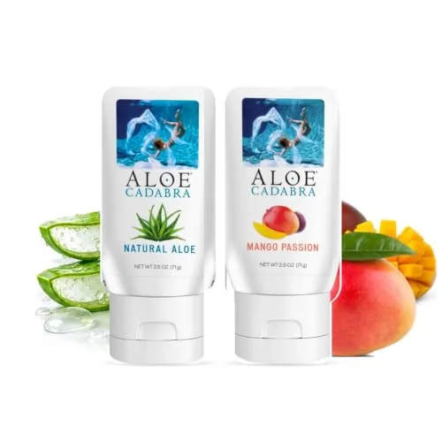 Aloe Cadabra Lube Duo, Unscented & Mango Passion